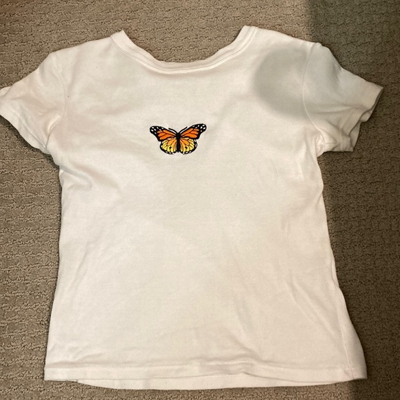 Brandy Melville Butterfly Tee - Picture 2 of 7